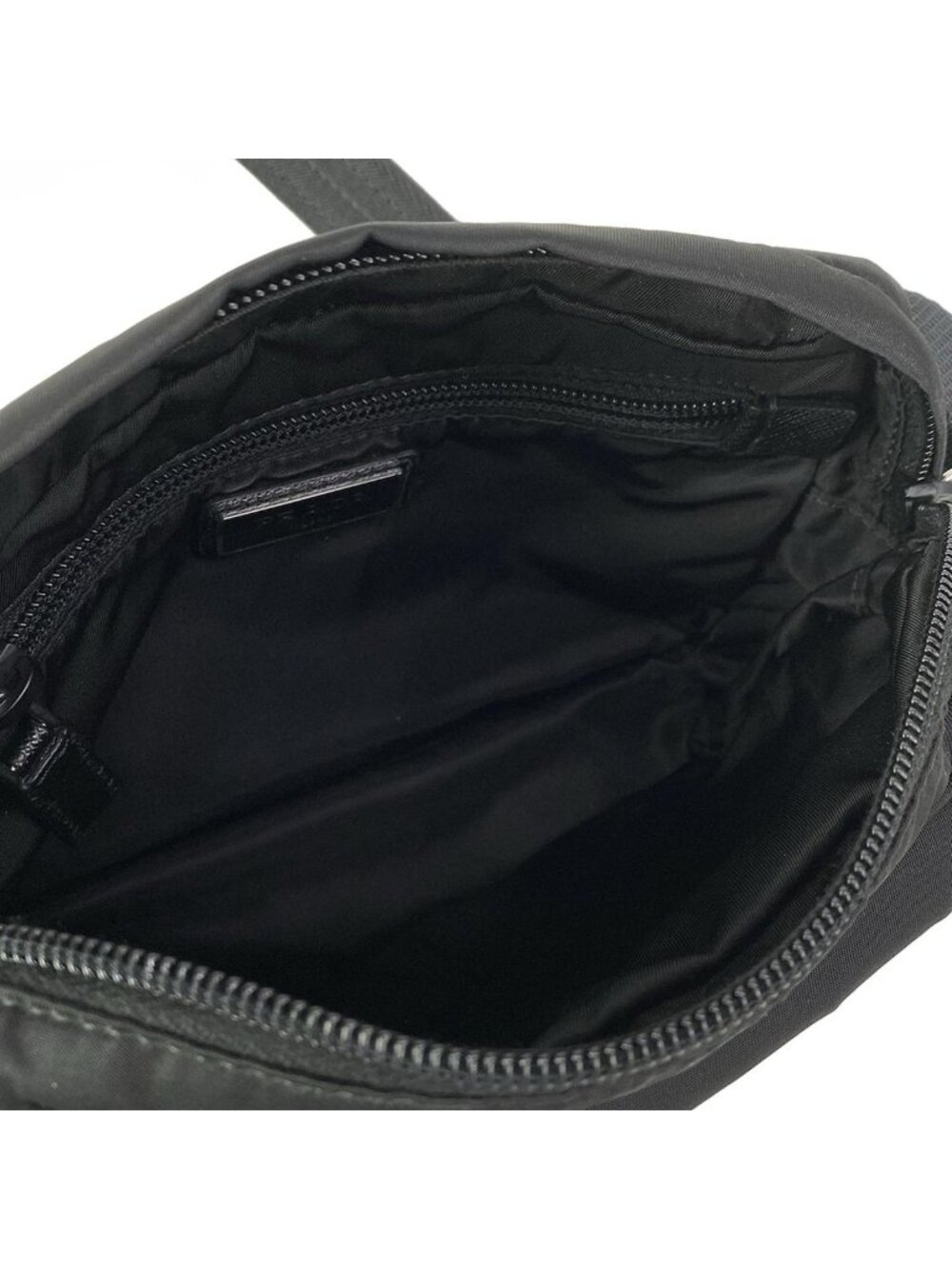 Prada Shoulder Bag Black Navy Multi Leather - Picture 7 of 15